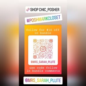 Follow for 10 off